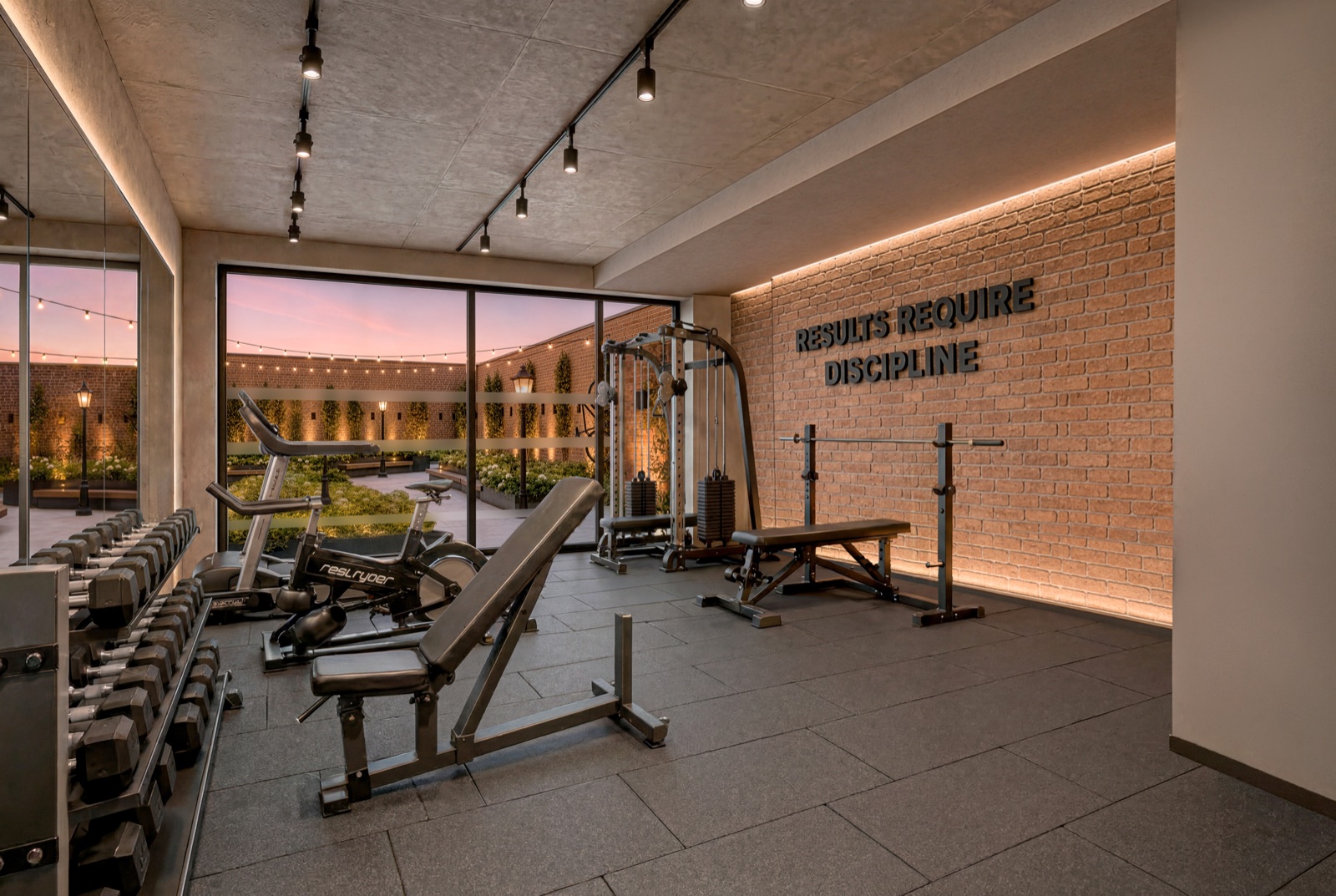 Gimnasio · Canal St · render de VIZIA STUDIO