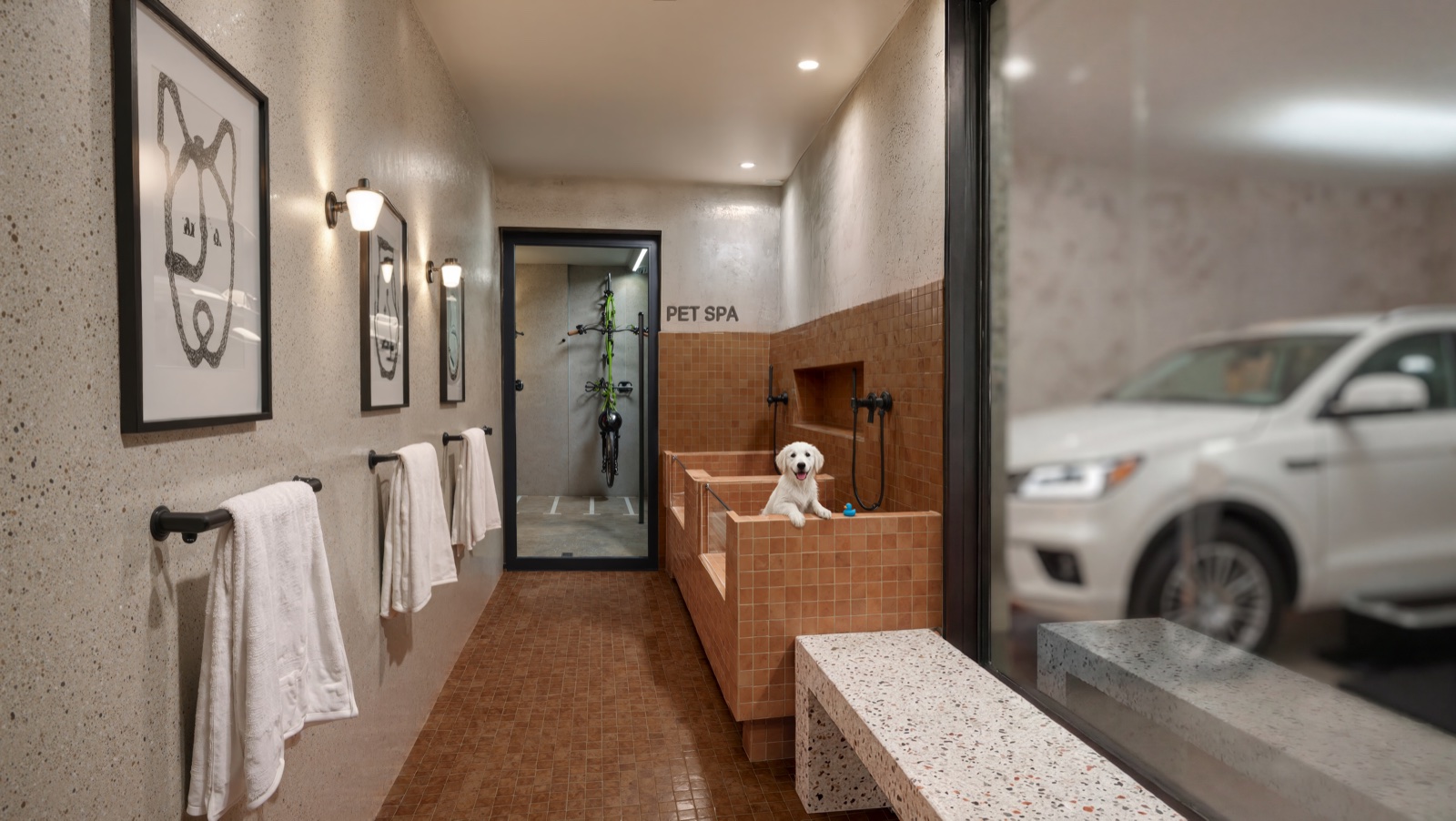 Pet spa · Capri · render de VIZIA STUDIO