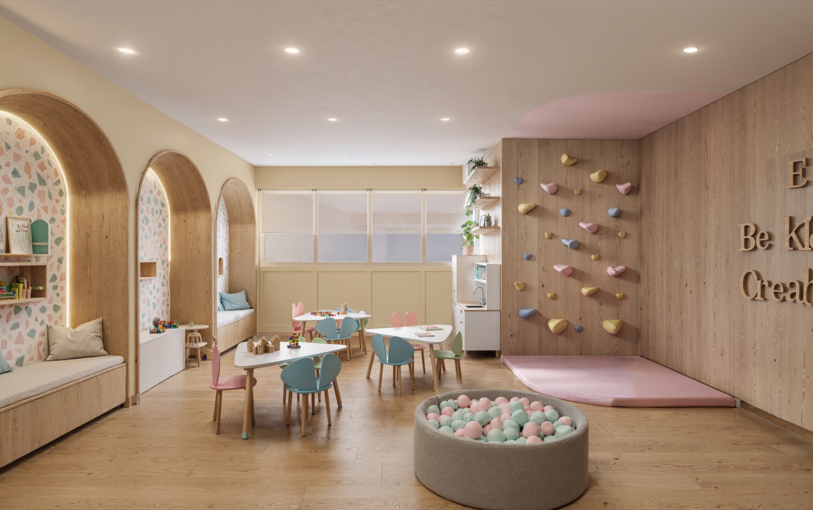 Sala de niños · Capri · render de VIZIA STUDIO