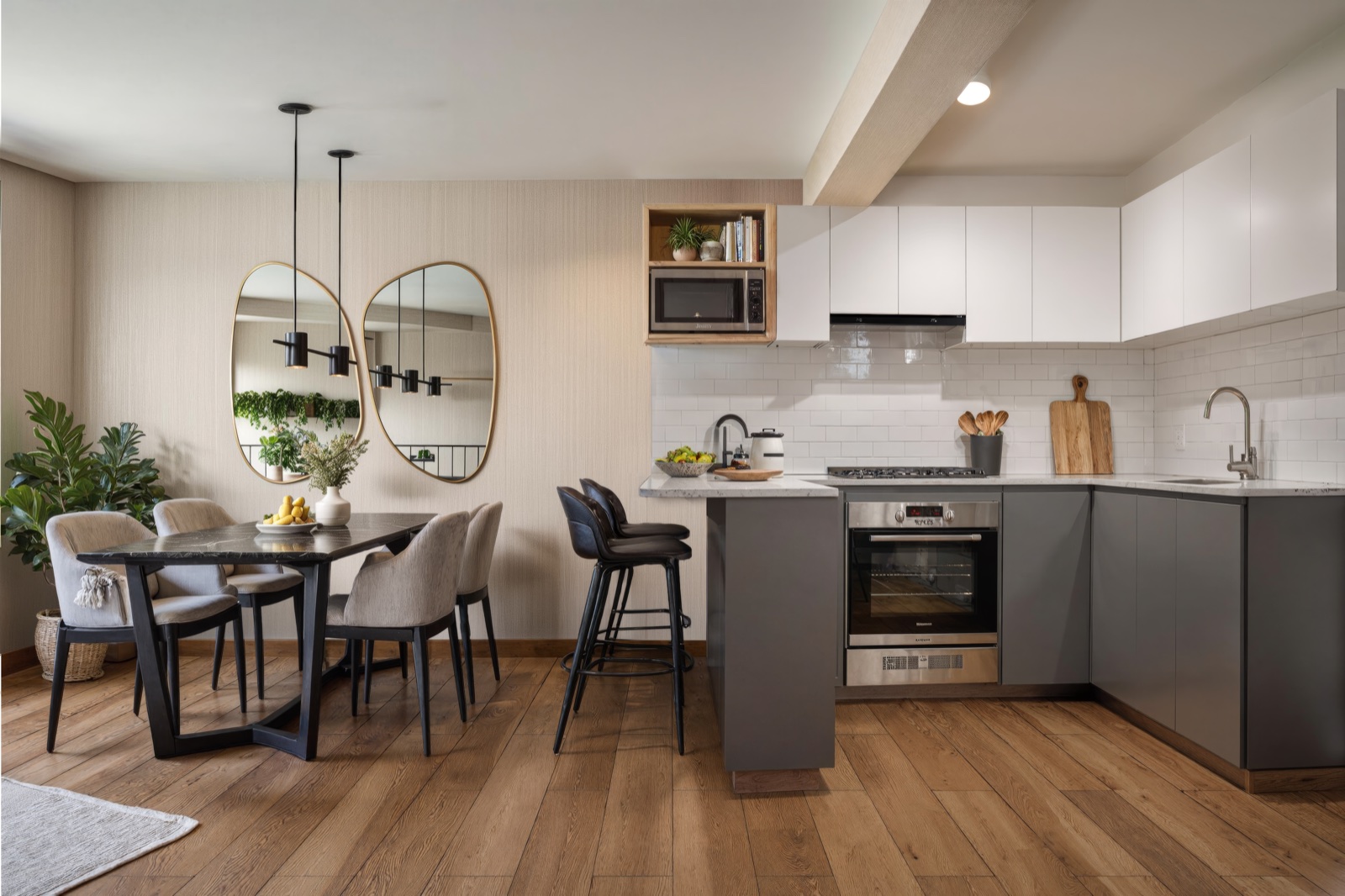 Cocina · Capri · render de VIZIA STUDIO