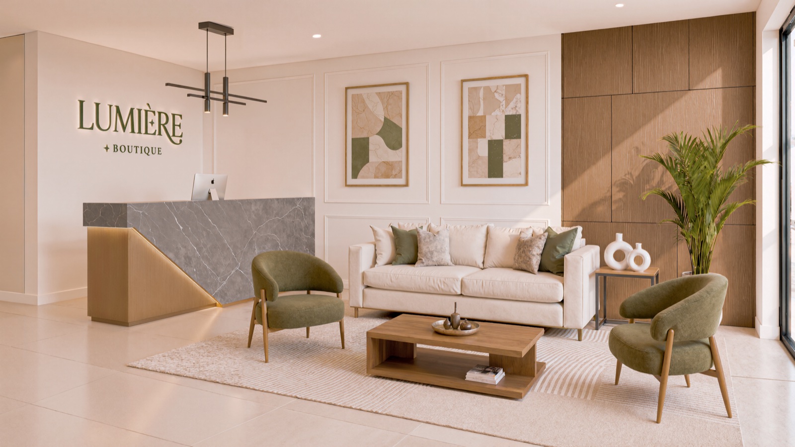 Vista 01 · Lumière · render de VIZIA STUDIO