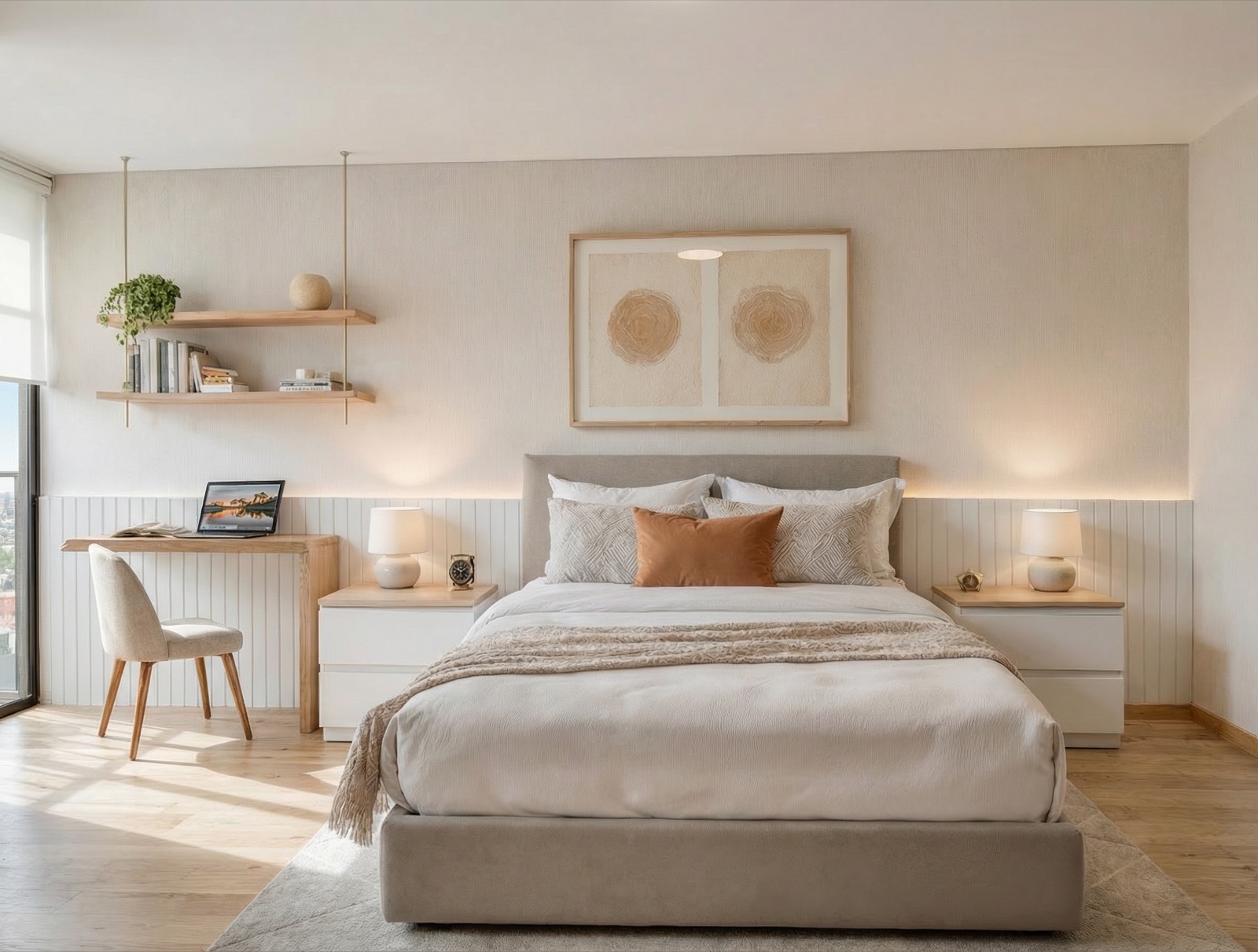 Dormitorio · Patriotas · render de VIZIA STUDIO