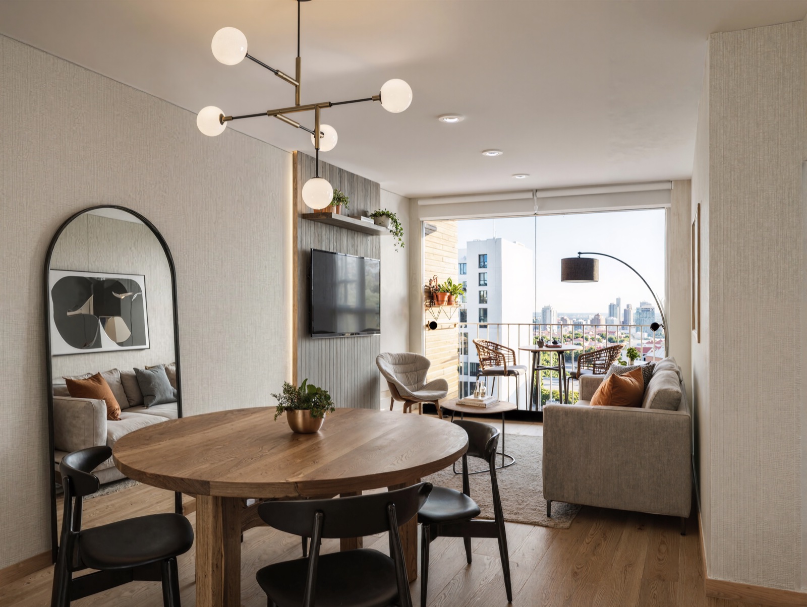 Sala comedor · Patriotas · render de VIZIA STUDIO
