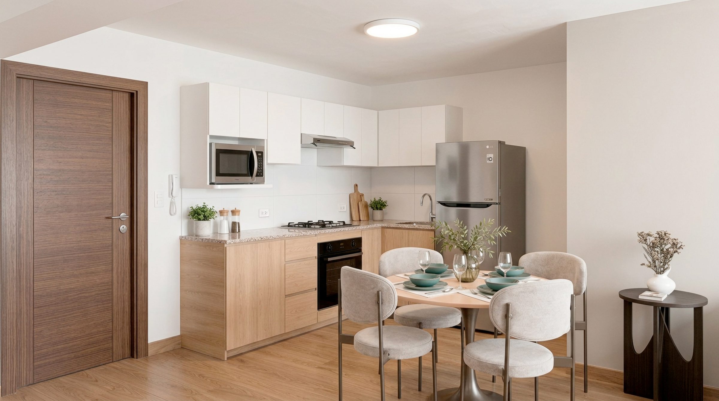 Cocina · Montaire · render de VIZIA STUDIO
