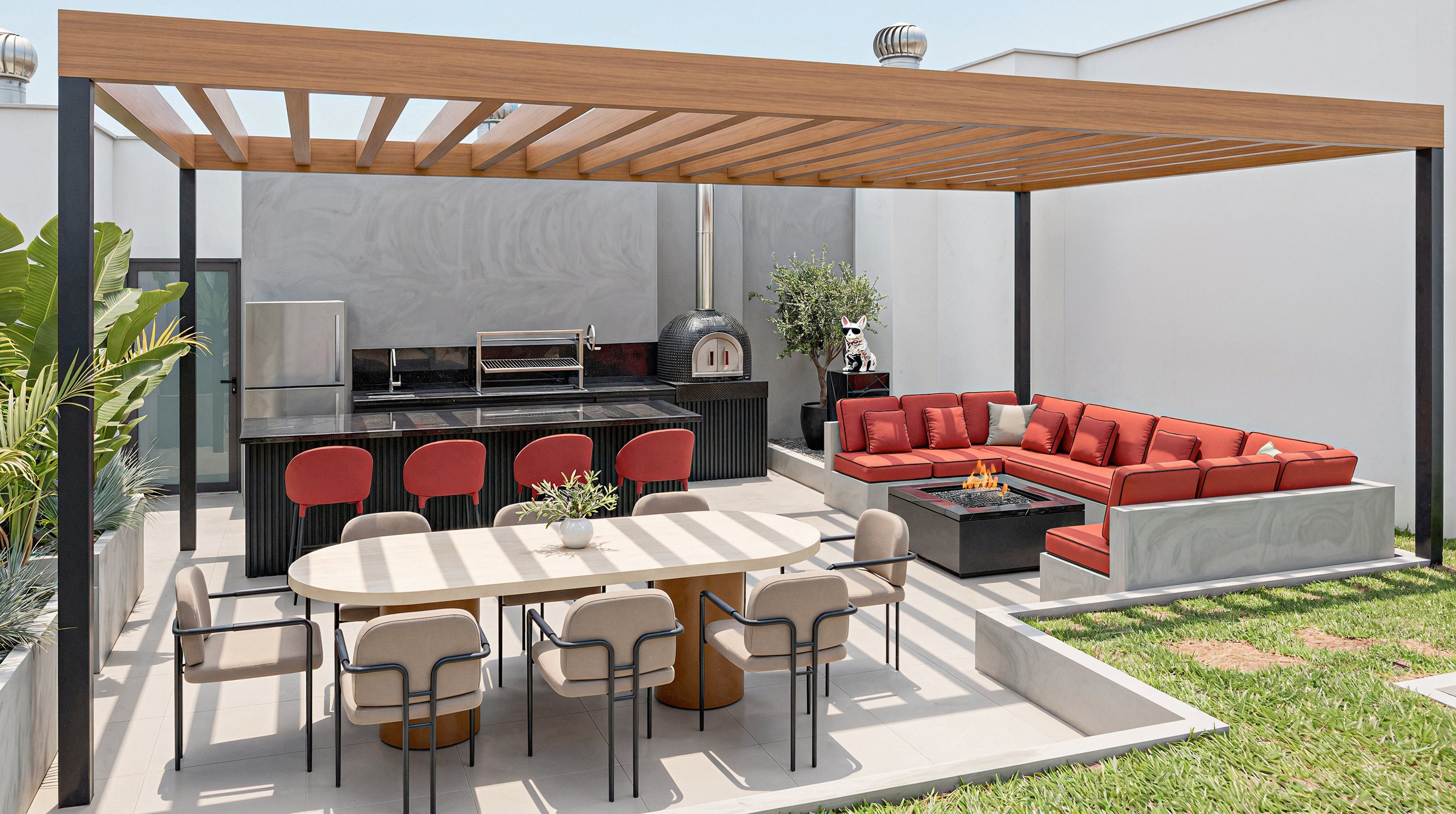 Terraza VIP · Tribeca Tower · render de VIZIA STUDIO