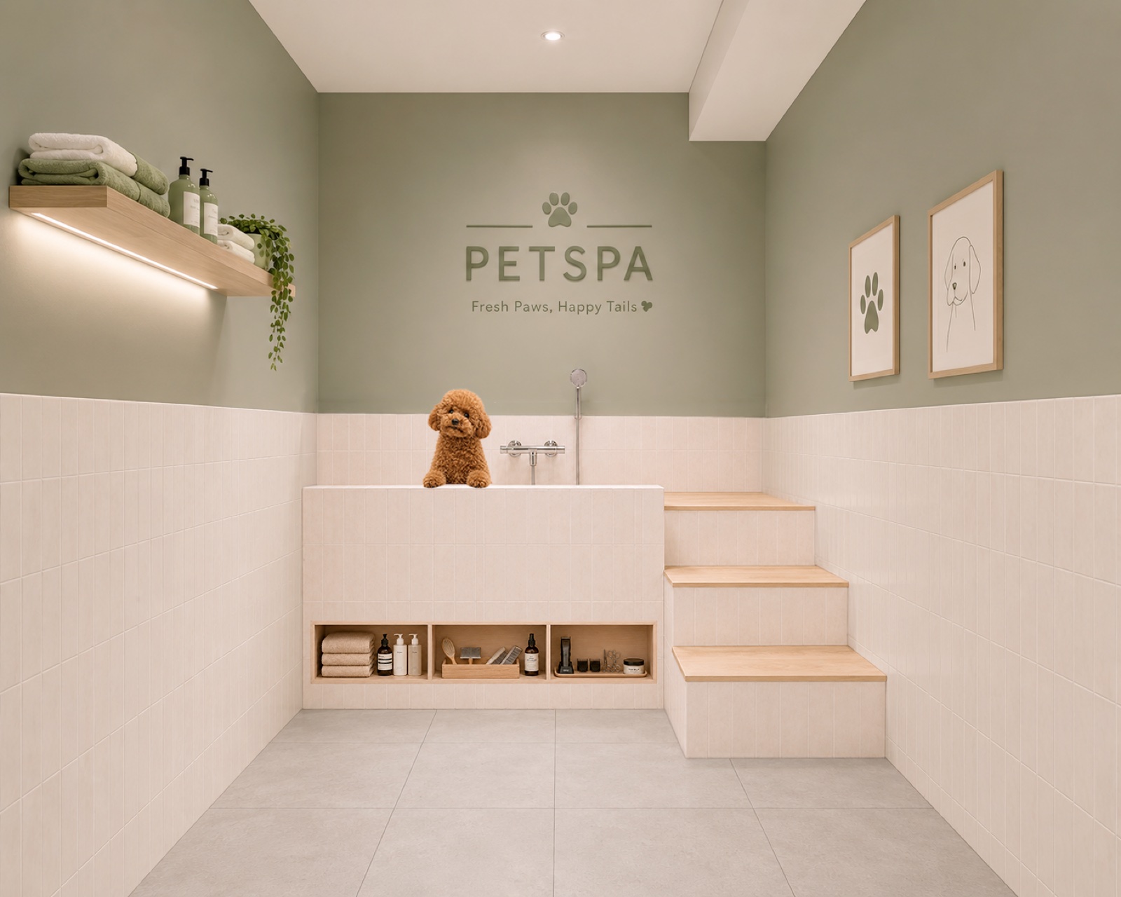 Pet spa · Union Square Park · render de VIZIA STUDIO